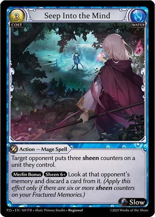 Seep Into the Mind - Promotional Cards - Grand Archive TCG