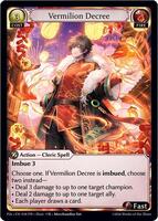Vermilion Decree 4枚　グランドアーカイブ Vermilion Decree - Promotional Cards - Grand Archive TCG