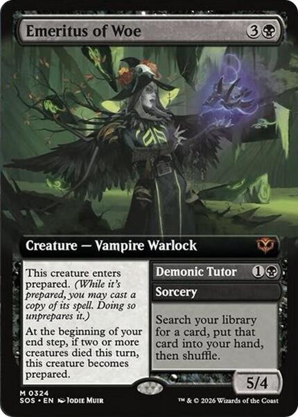 Emeritus of Woe // Demonic Tutor - Secrets of Strixhaven - magic