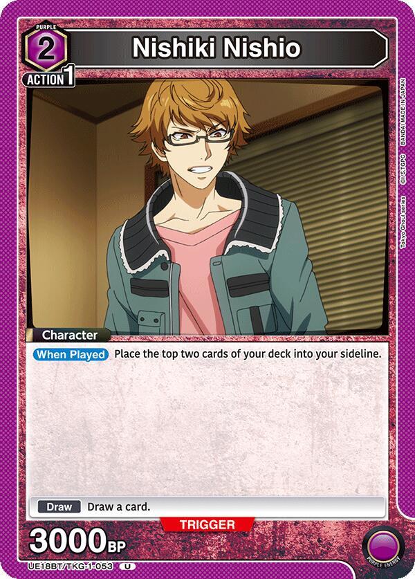 Nishiki Nishio - UE18BT: Tokyo Ghoul - Union Arena - TCGplayer.com