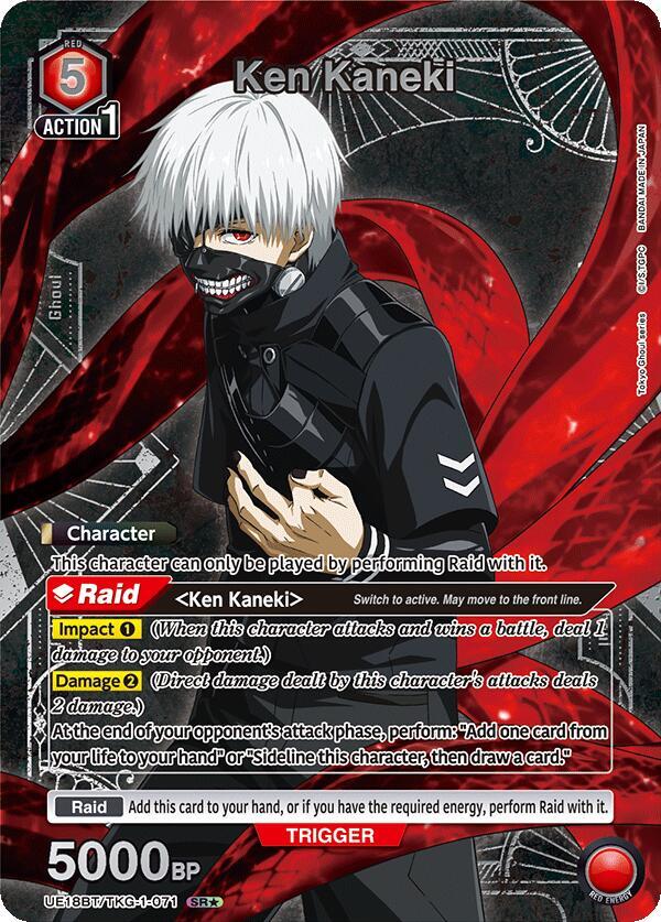 Ken Kaneki (071) (SR*) - UE18BT: Tokyo Ghoul - Union Arena