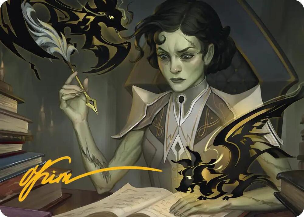 Eternal Student Art Card (Gold-Stamped Signature) - Art Series