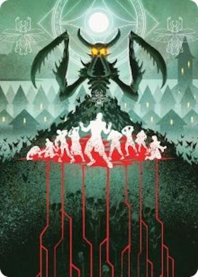 Feed the Swarm Art Card