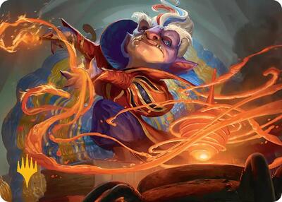 Goblin Glasswright Art Card Gold Stamped Planeswalker Symbol