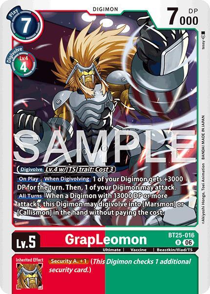 GrapLeomon - Dual Revolution - Digimon Card Game - TCGplayer.com