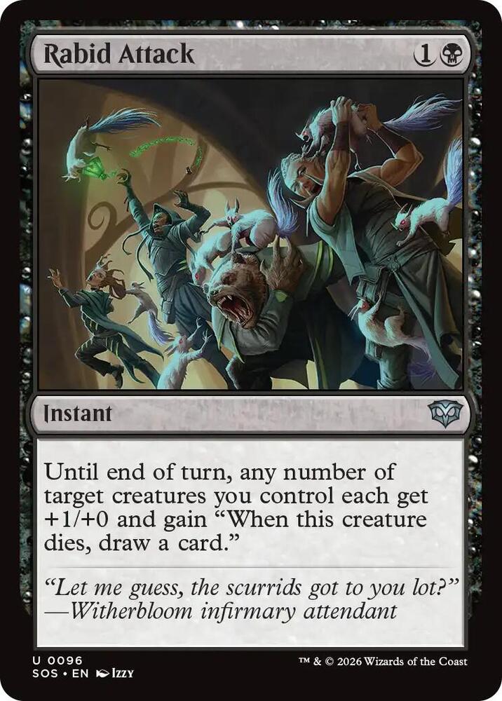 Rabid Attack - Secrets of Strixhaven - Magic: The Gathering