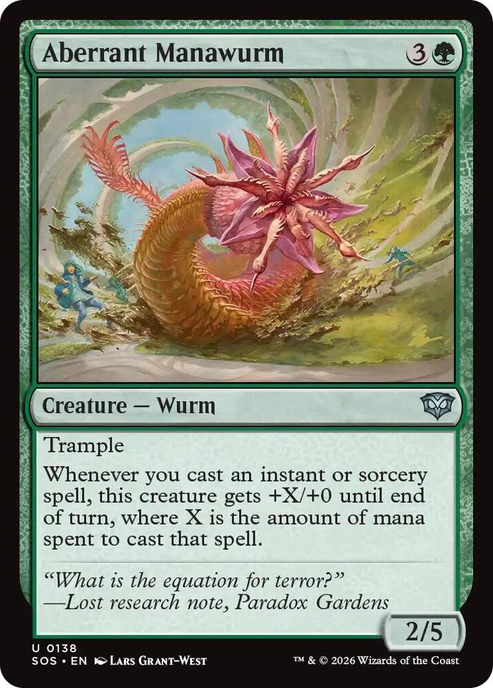 Aberrant Manawurm - Secrets of Strixhaven - Magic: The Gathering -  TCGplayer.com