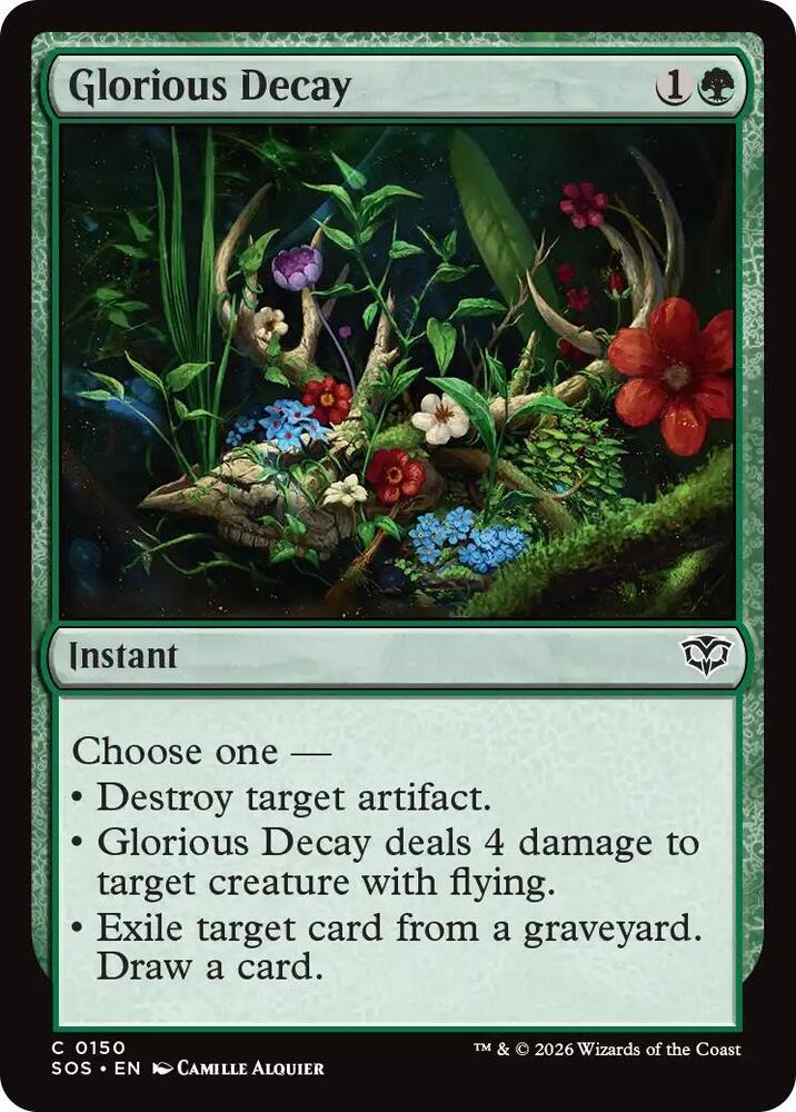 Glorious Decay - Secrets of Strixhaven - Magic: The Gathering -  TCGplayer.com