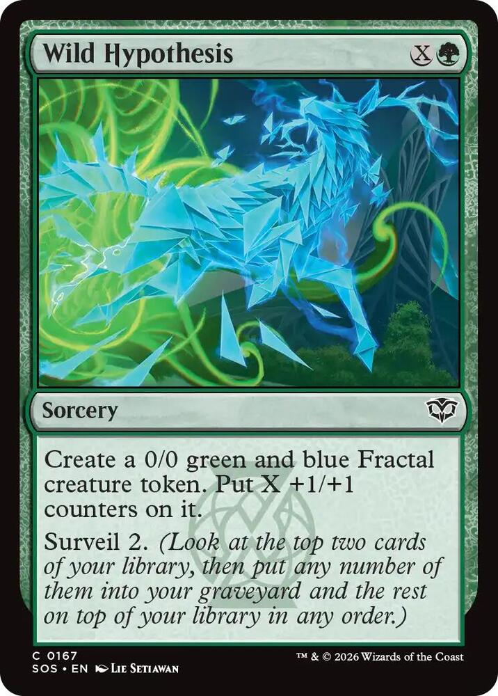 Wild Hypothesis - Secrets of Strixhaven - Magic: The Gathering