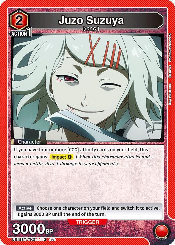 Juzo Suzuya - UE18ST: Tokyo Ghoul Starter Deck - Union Arena