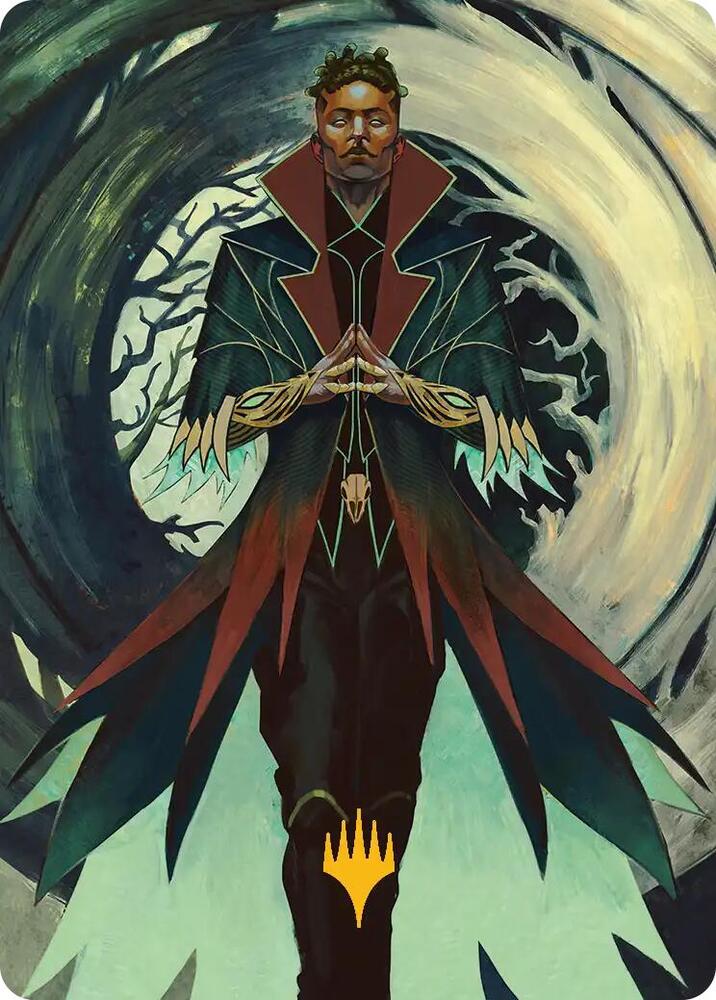 Professor Dellian Fel Art Card (Gold-Stamped Planeswalker Symbol