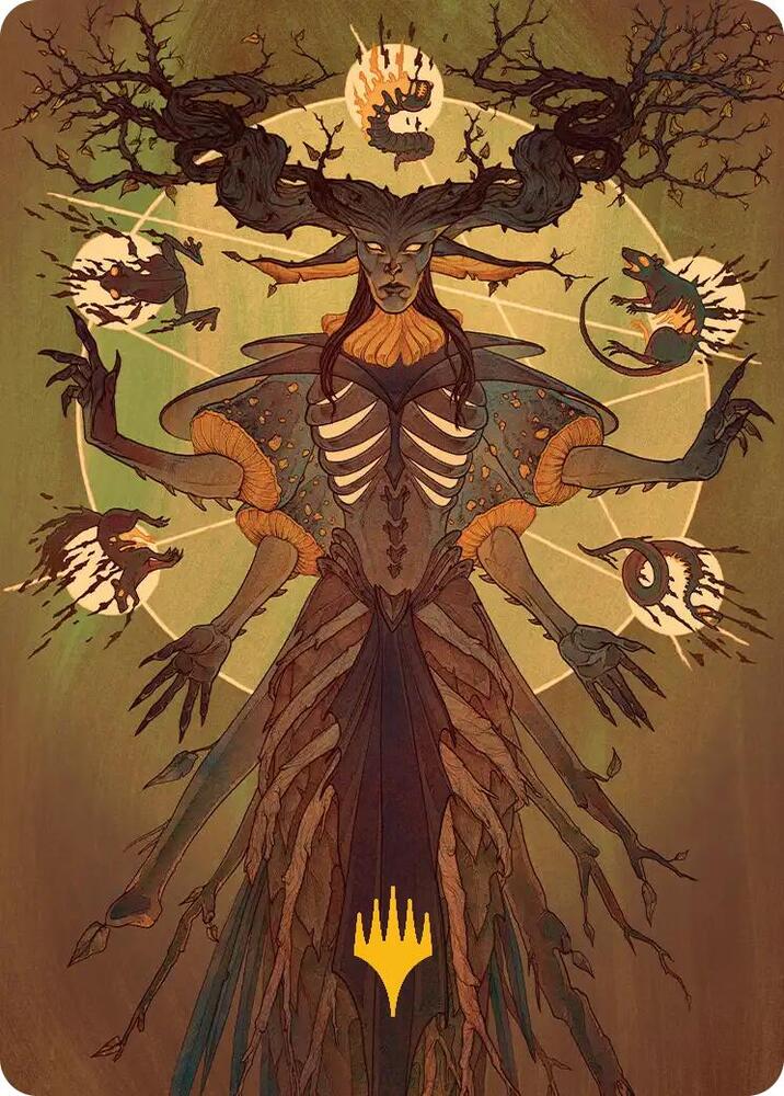 Culling Ritual Art Card (Gold-Stamped Planeswalker Symbol) - Art