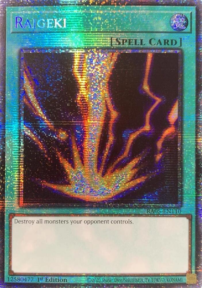 Raigeki (Starlight Rare) - Rarity Collection 5 - YuGiOh