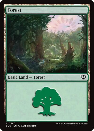 Forest (0280) (Secrets of Strixhaven)