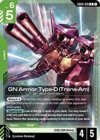 GN Armor Type-D (Trans-Am) - Gundam Phantom Aria trading card