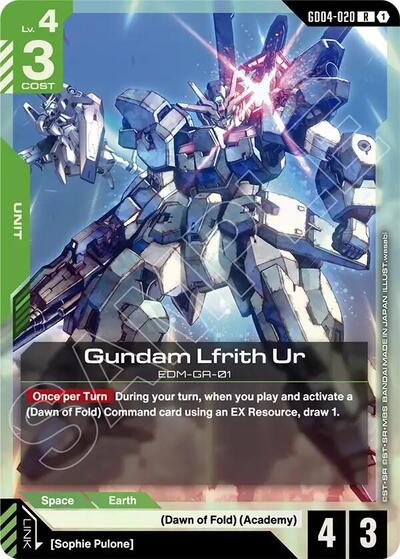 Gundam Lfrith Ur card