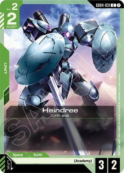 Heindree card