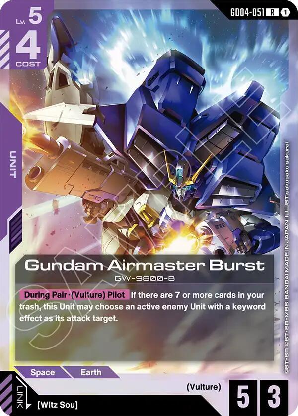 Gundam Airmaster Burst - Phantom Aria - Gundam Card Game