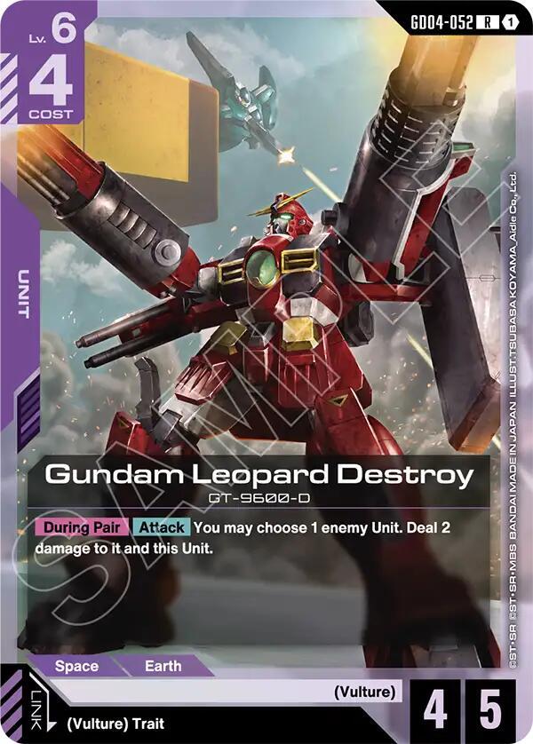 Gundam Leopard Destroy - Phantom Aria - Gundam Card Game