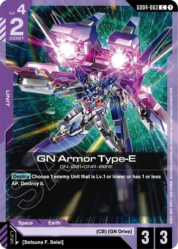 GN Armor Type-E - Phantom Aria - Gundam Card Game - TCGplayer.com