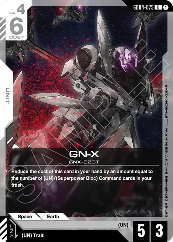 GN-X - Phantom Aria - Gundam Card Game - TCGplayer.com