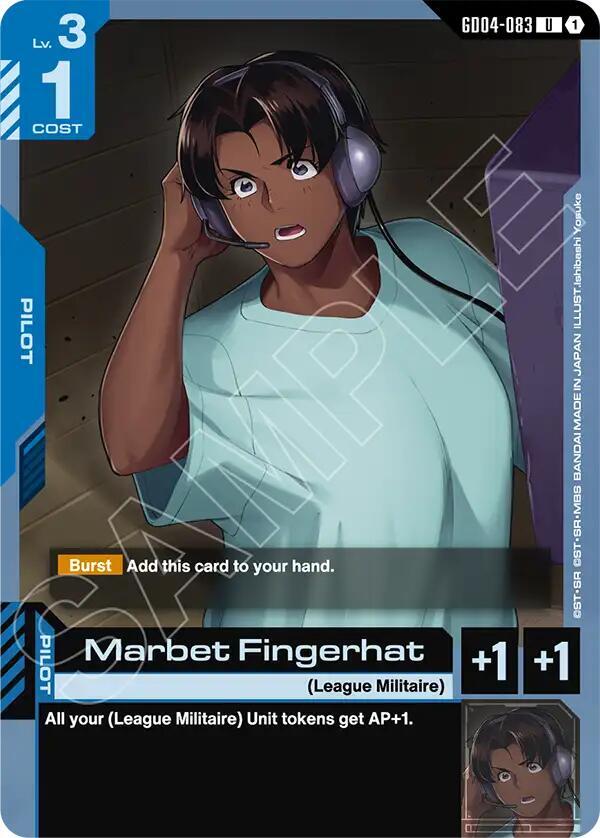 Marbet Fingerhat - Phantom Aria - Gundam Card Game - TCGplayer.com