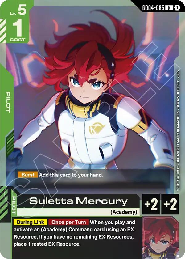 GUNDAMカードゲーム スルッタ・マーキュリー レベル4 Suletta Mercury - Phantom Aria - Gundam Card Game - TCGplayer.com