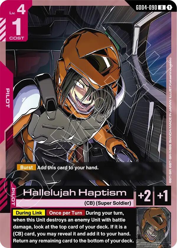 Hallelujah Haptism - Phantom Aria - Gundam Card Game - TCGplayer.com
