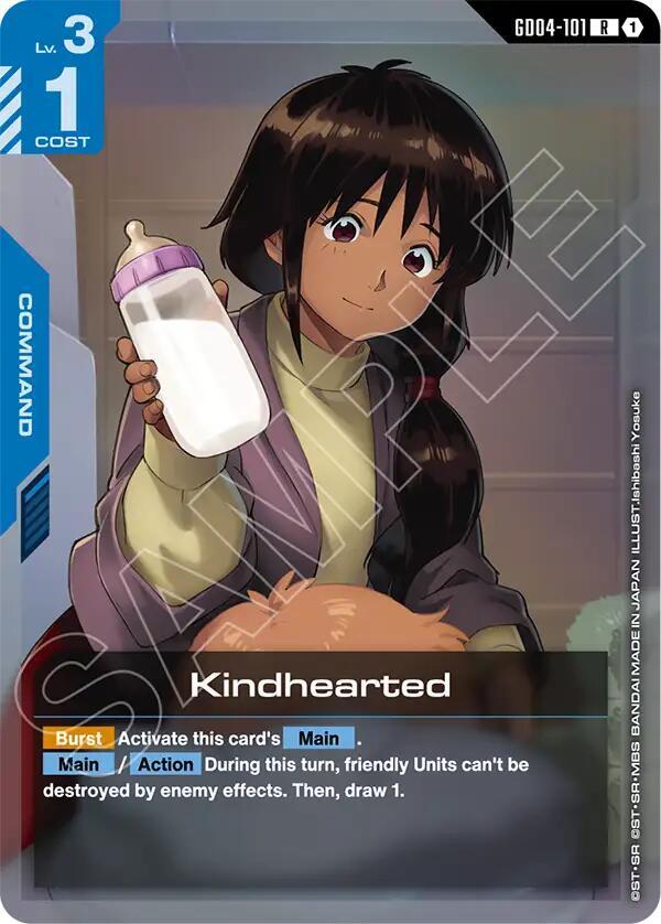 Kindhearted - Phantom Aria - Gundam Card Game - TCGplayer.com