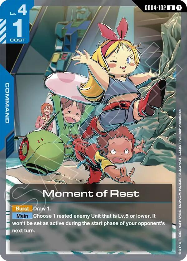 Moment of Rest - Phantom Aria - Gundam Card Game - TCGplayer.com