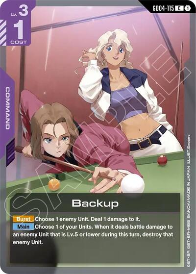 Backup card