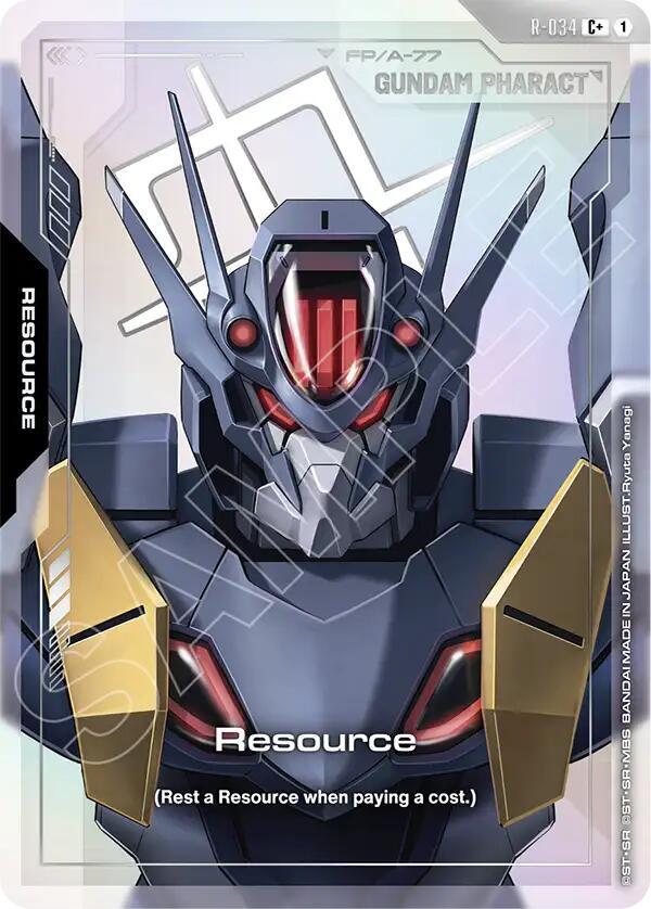 Resource (R-034) (C+) - Phantom Aria - Gundam Card Game
