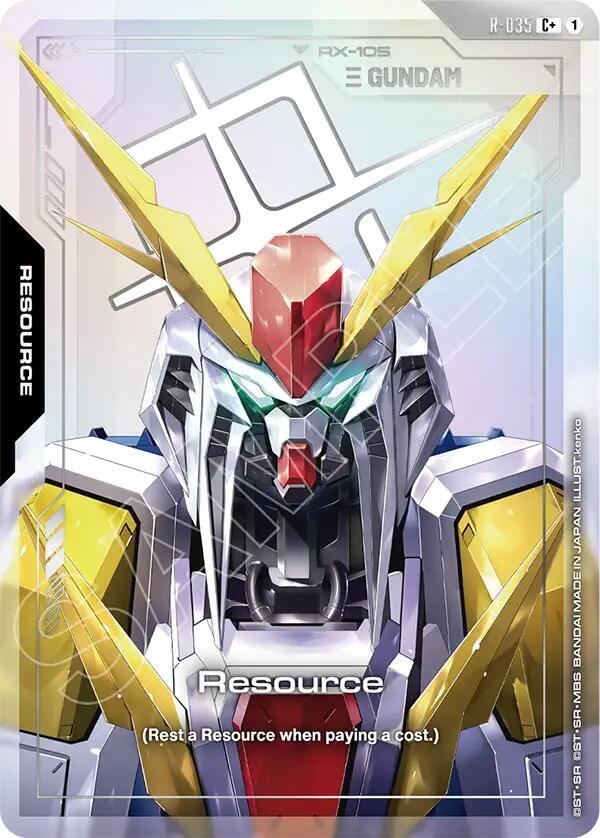 Resource (R-035) (C+) - Phantom Aria - Gundam Card Game