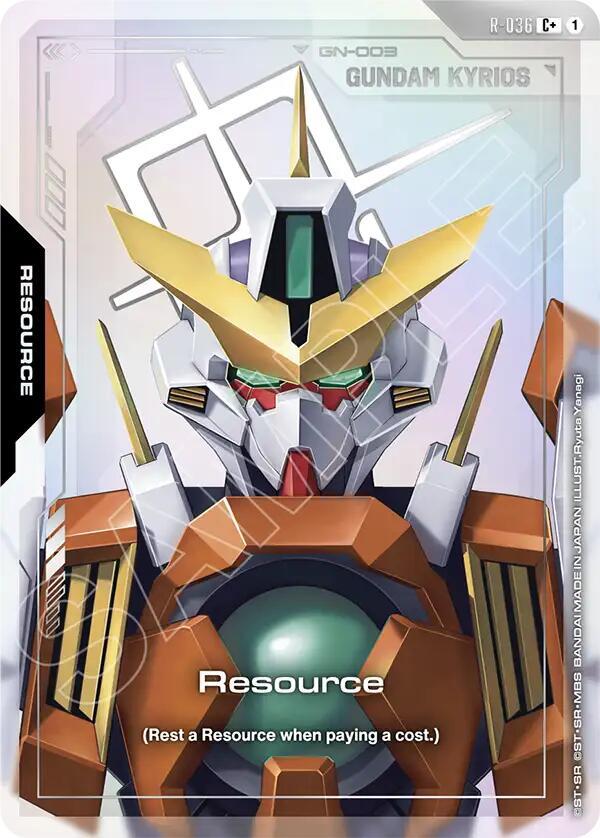 Resource (R-036) (C+) - Phantom Aria - Gundam Card Game