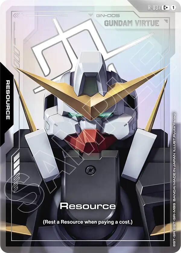 Resource (R-037) (C+) - Phantom Aria - Gundam Card Game