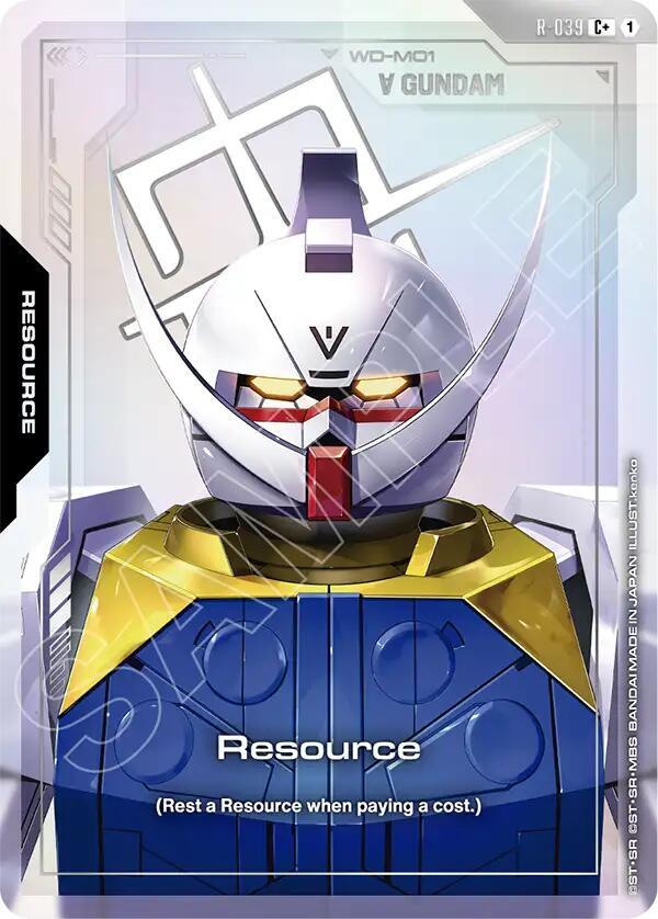 Resource (R-039) (C+) - Phantom Aria - Gundam Card Game