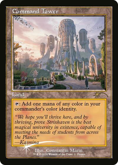 Command Tower Strixhaven Omens of Chaos