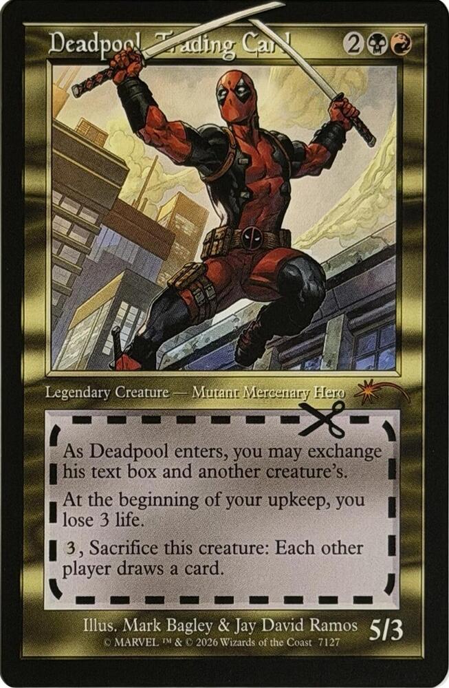 Deadpool, Trading Card (7127) - Secret Lair Drop Series - Magic: The  Gathering