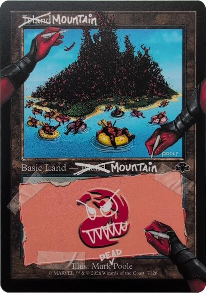 Mountain (7126) - Secret Lair Drop Series - Magic: The Gathering
