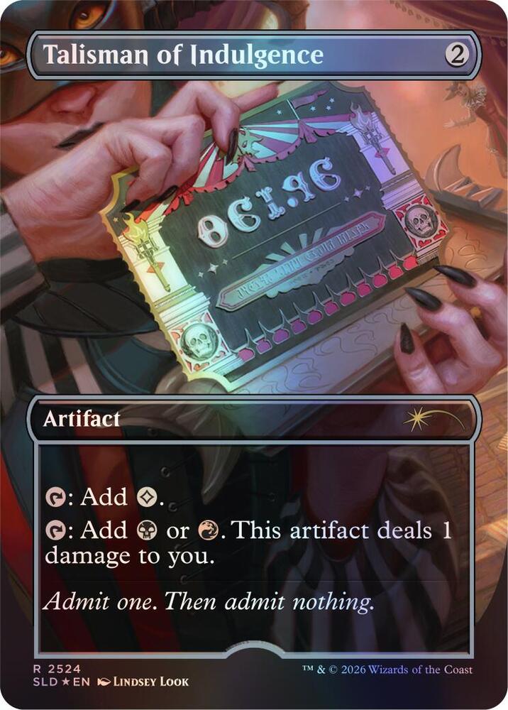 Talisman of Indulgence - Secret Lair Drop Series - Magic: The