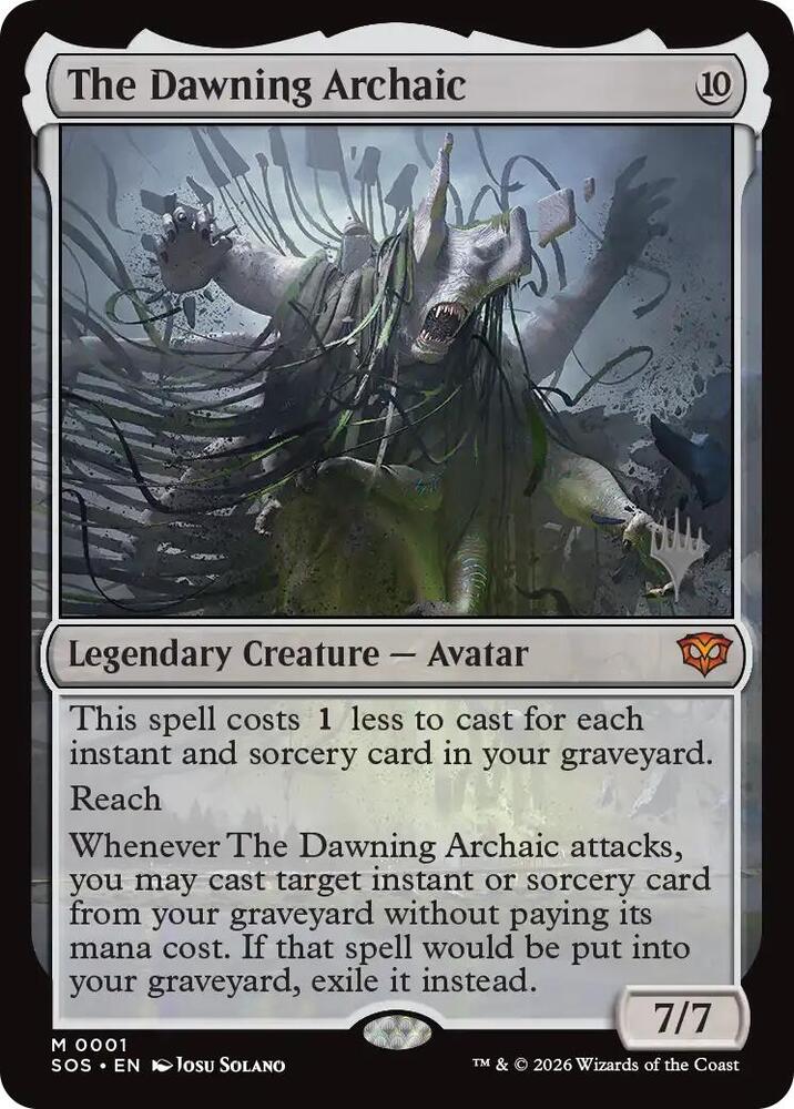 The Dawning Archaic - Promo Pack: Secrets of Strixhaven - Magic