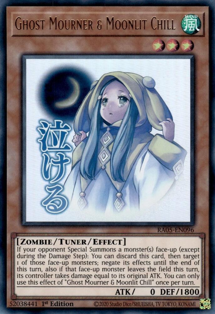遊戯王OCG GHST.MNR/MNLT.CHILL #JP035 Ghost Mourner & Moonlit Chill - Rarity Collection 5 - YuGiOh