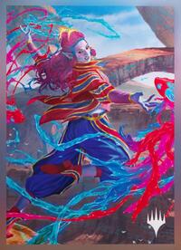 GameGenic Card Sleeves Magic: The Gathering Secrets of Strixhaven Premium Art Sleeves - Rootha, Mastering The Moment