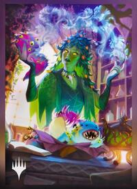 GameGenic Card Sleeves Magic: The Gathering Secrets of Strixhaven Premium Art Sleeves - Dina, Essence Brewer