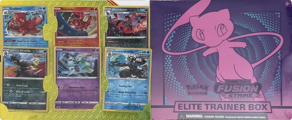 Fusion Strike Elite Trainer Box & 6 Bonus Cards (sam's Club)