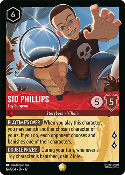 Sid Phillips - Toy Surgeon (126)| Disney Lorcana Card Non-Foil / Near Mint