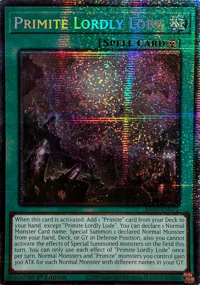 Primite Lordly Lode (Starlight Rare) - Rarity Collection 5