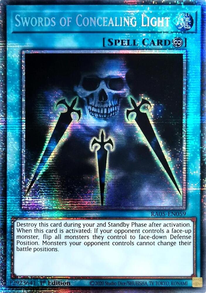 遊戯王　SWORDS OF CONCEALING LIGHT レリーフ1枚 Swords of Concealing Light (Starlight Rare) - Rarity Collection 5