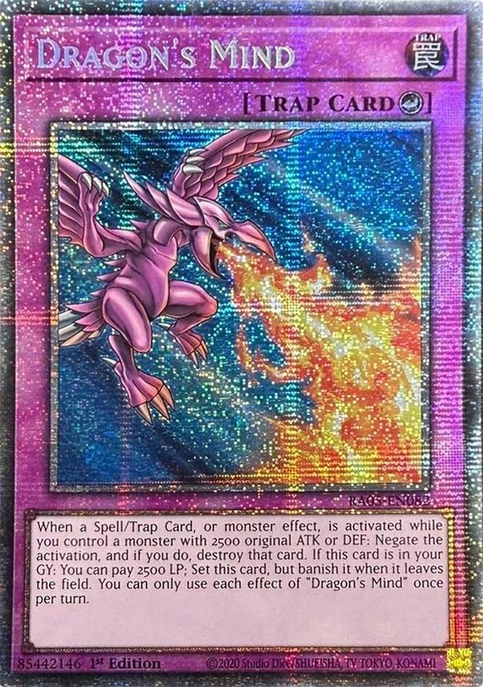 Dragon's Mind (Starlight Rare) - Rarity Collection 5 - YuGiOh -  TCGplayer.com