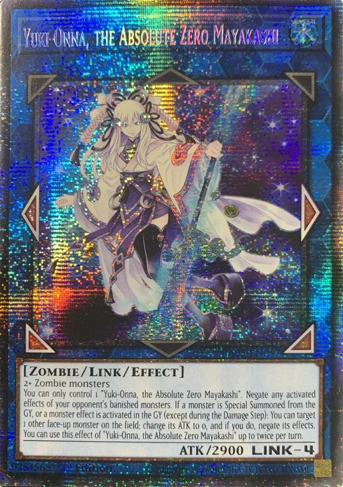 yuki Yuki-Onna, the Absolute Zero Mayakashi (Starlight Rare) - Rarity